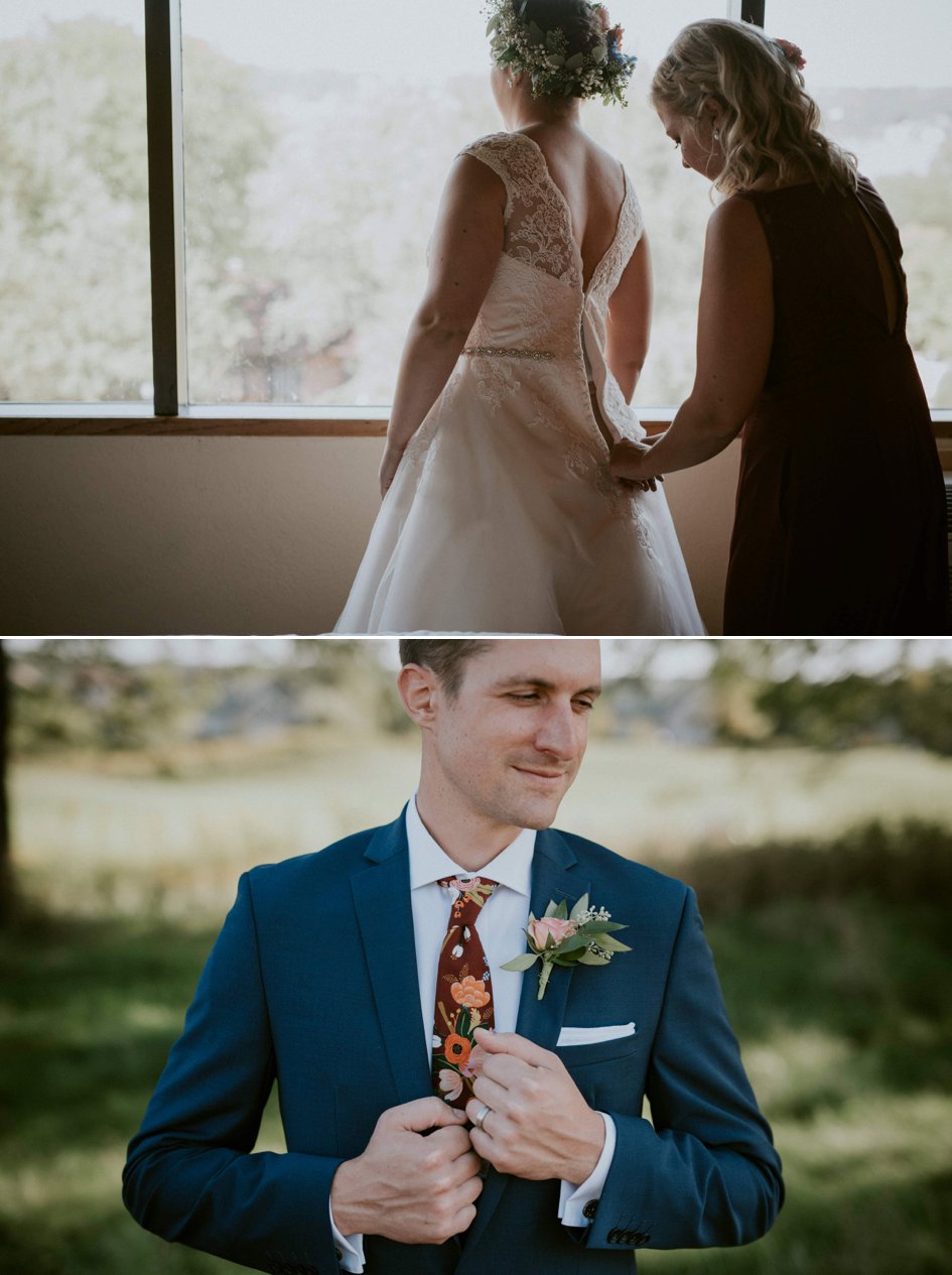 Emily + Tim: Rose Hued Wedding at Lake Geneva