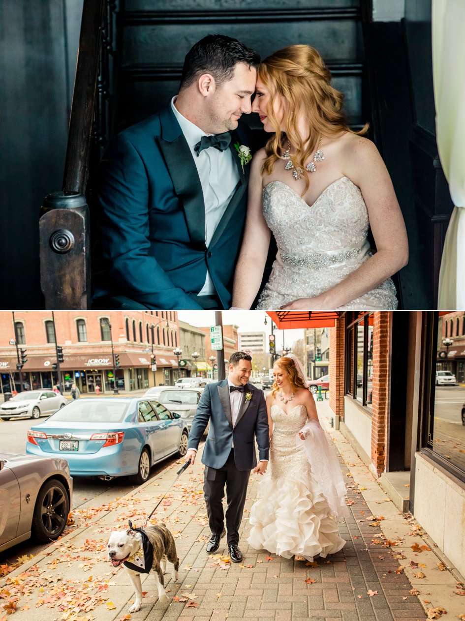 Travel Themed Wedding at The Court Above Main | Wisconsin Bride