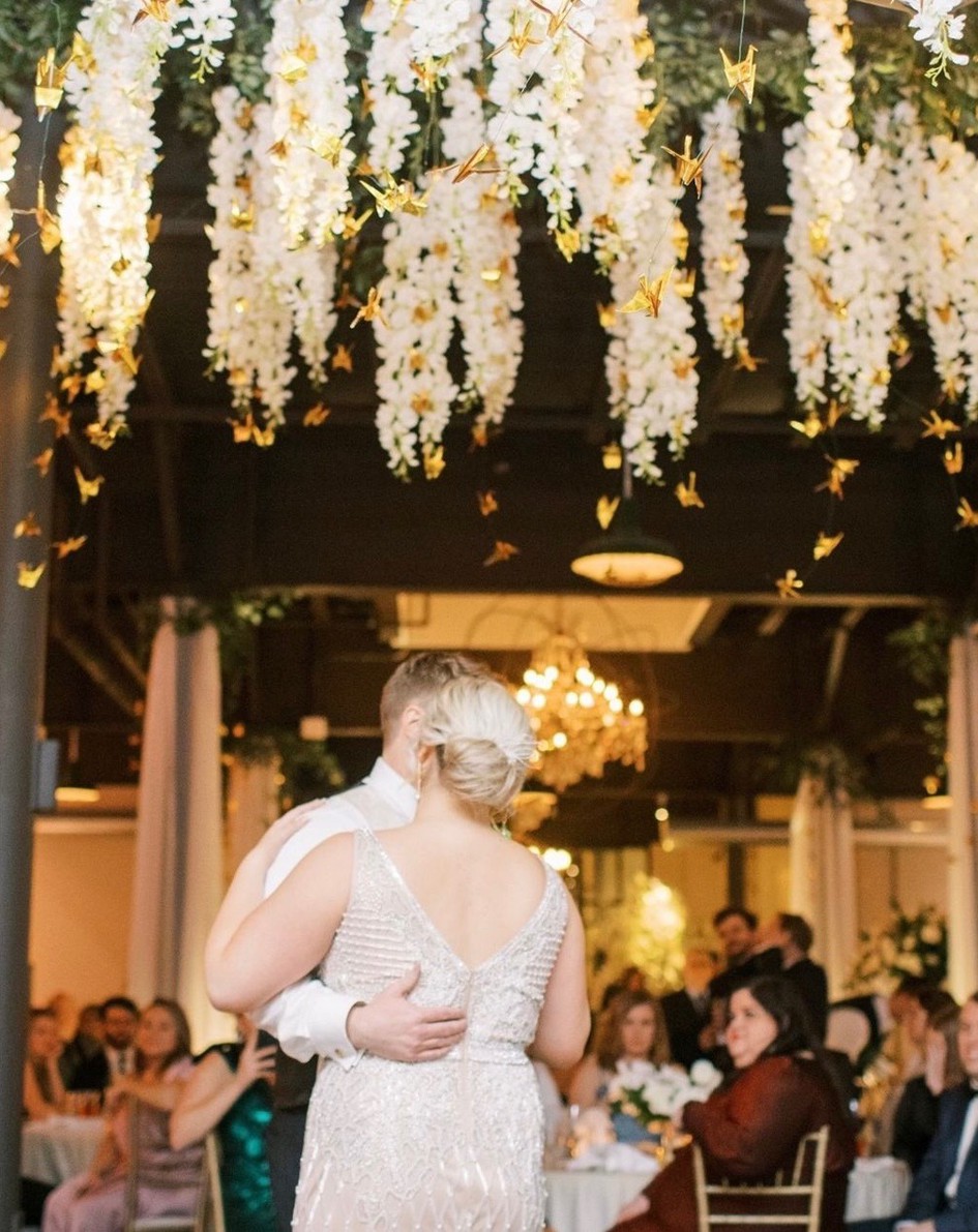 Photo by Autumn Silva Photography with Midwestern Bride, Milwaukee Flower Co, The Atrium, Avenue M Salon, Katie Morgese