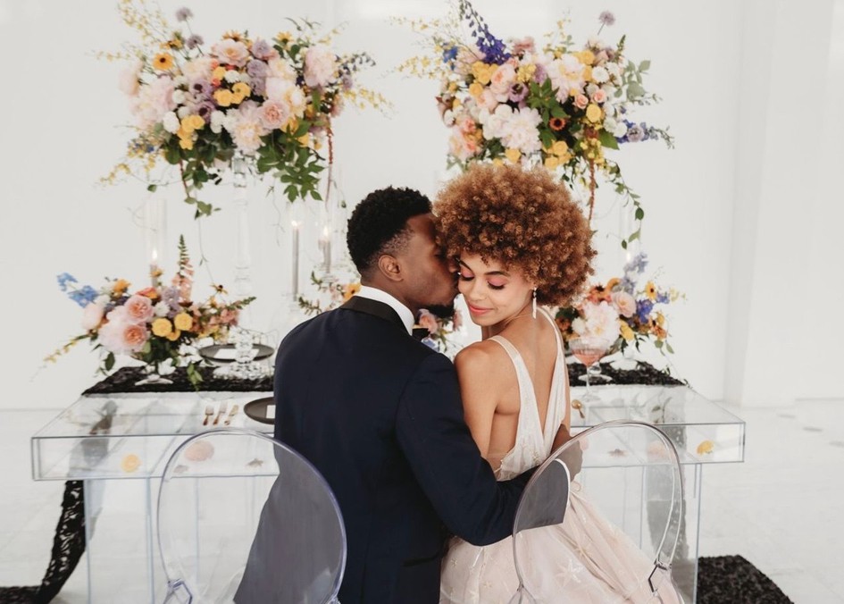 Photo by Chelsea Lynn Photography with Morr Events, Milwaukee Flower Co, Milwaukee Art Museum, Shalisa Elizabeth Artistry, Thomas Dean Hair, White Dress Bridal Boutique, Paloma Wilder, SuitShop