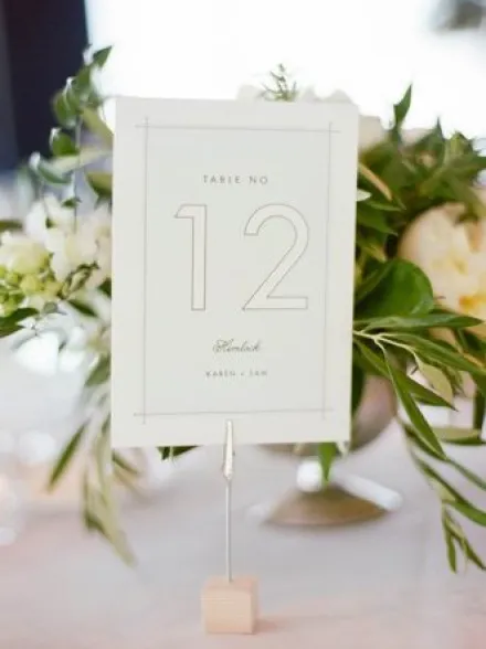 Our Favorite Wedding Table Number Ideas | Wisconsin Bride